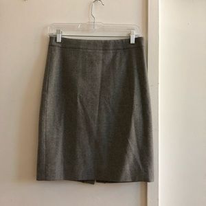 Jcrew pencil wool skirt - Size 0